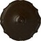 Ekena Millwork Pompeii Ceiling Medallion (Fits Canopies up to 2"), Hand-Painted Bronze, 18 7/8"OD x 1 1/2"P CM18POBZS - alternate 1
